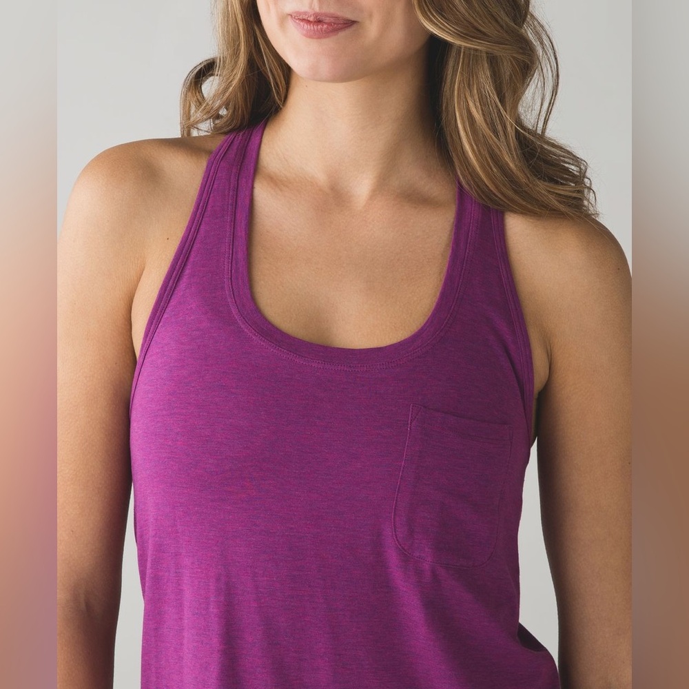 Purple Lulu lemon tank size 4